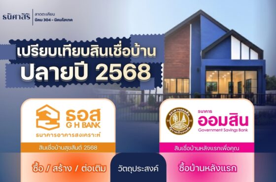 เปรียบเทียบสินเชื่อบ้าน โค้งสุดท้ายปลายปี 2568